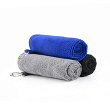 Load image into Gallery viewer, Booms Fishing B0T Microfiber Fishing Towel with Clip Bait Towel Thirsty Towel 3 pack
